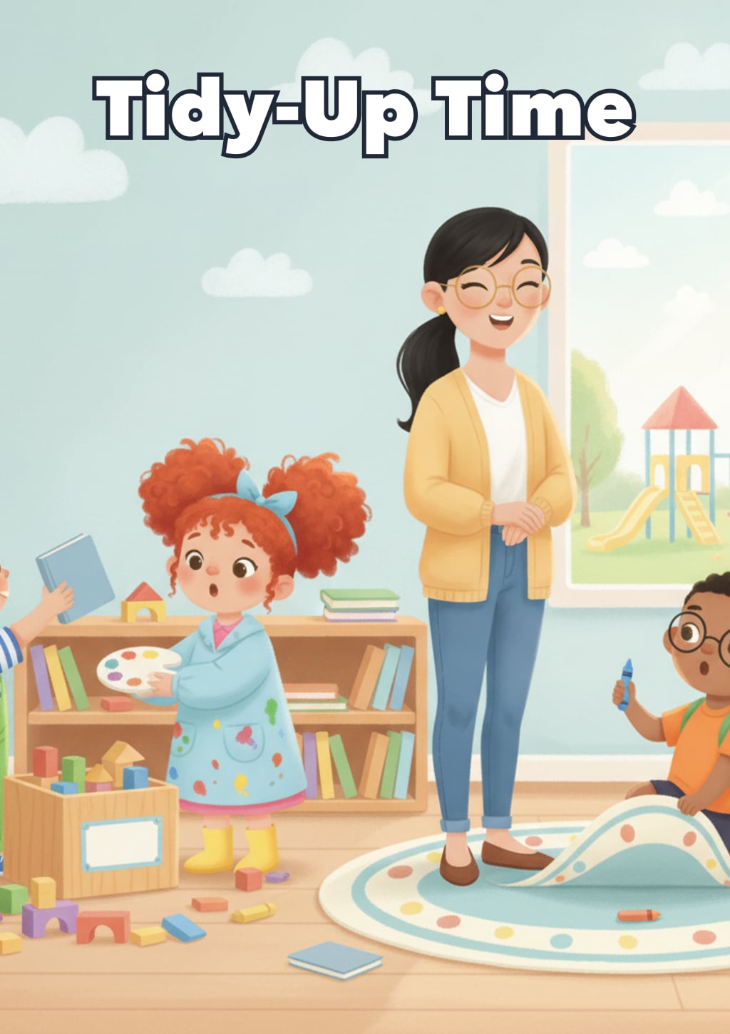 Tidy-Up Time — children's book cover