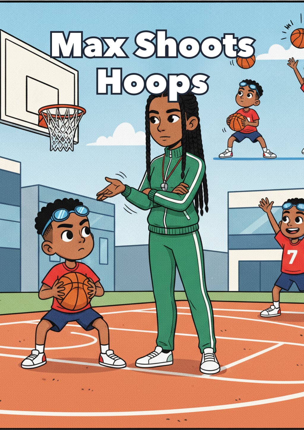 Max Shoots Hoops cover