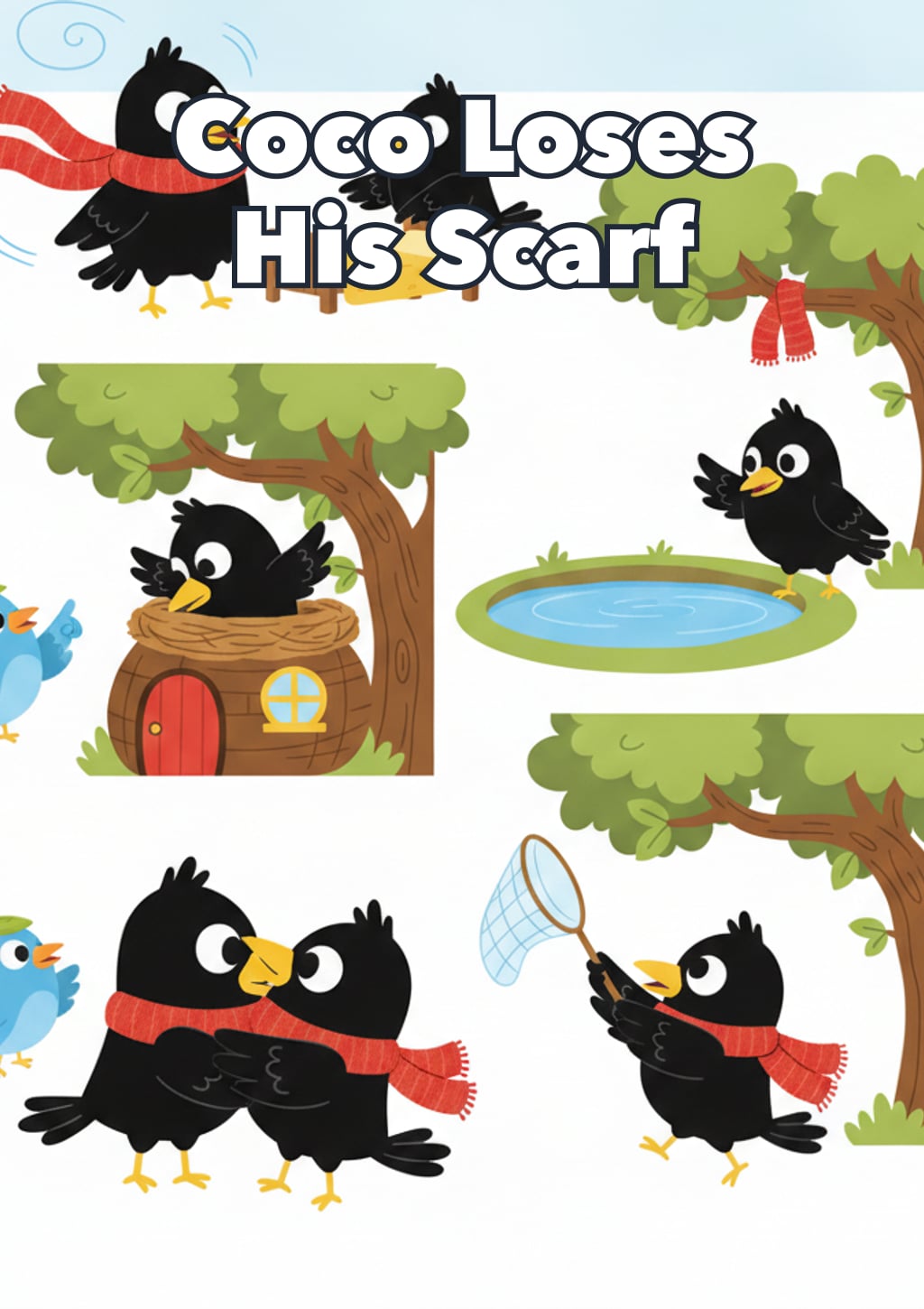 Coco Loses His Scarf — children's book cover
