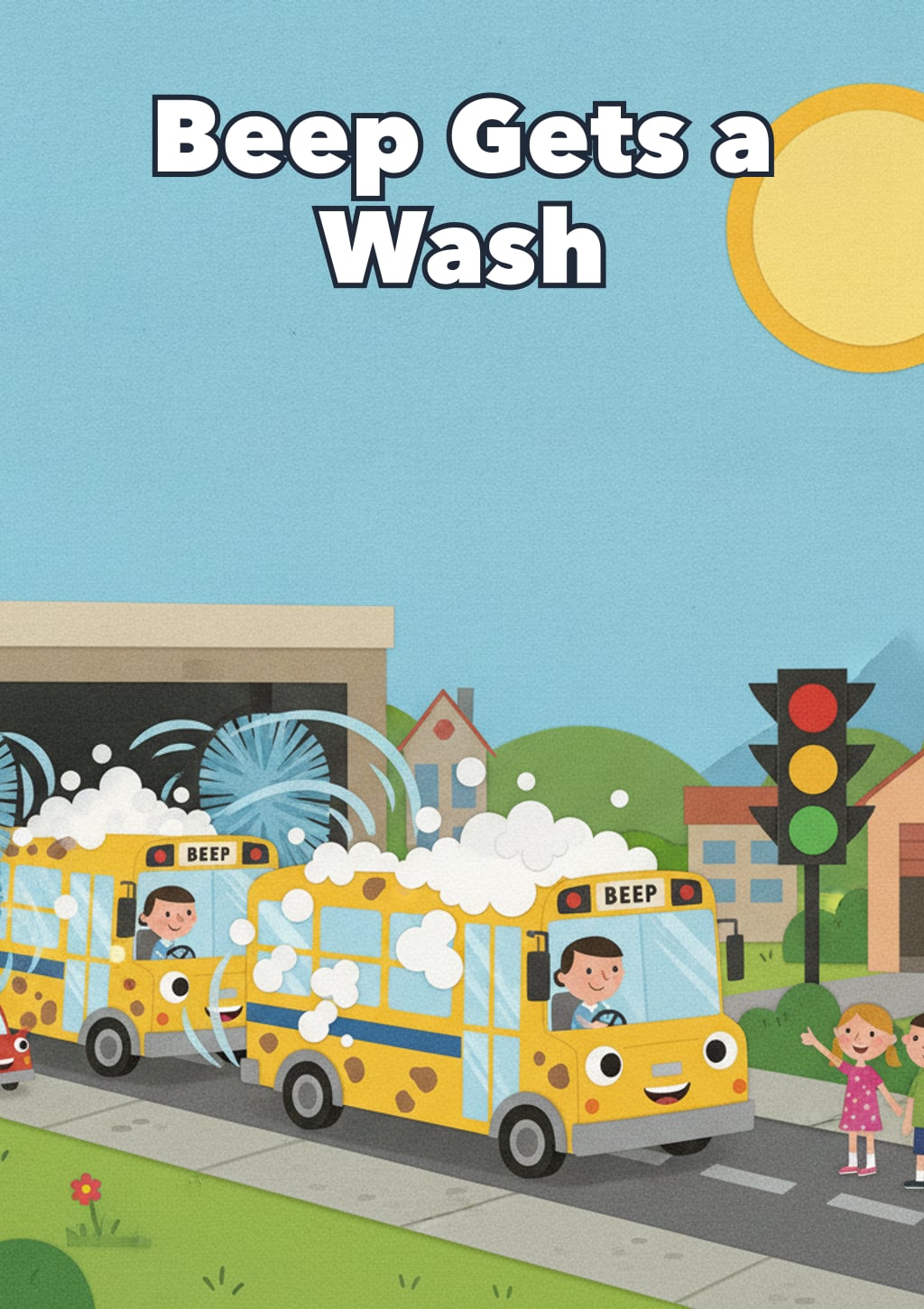 Beep Gets a Wash — children's book cover