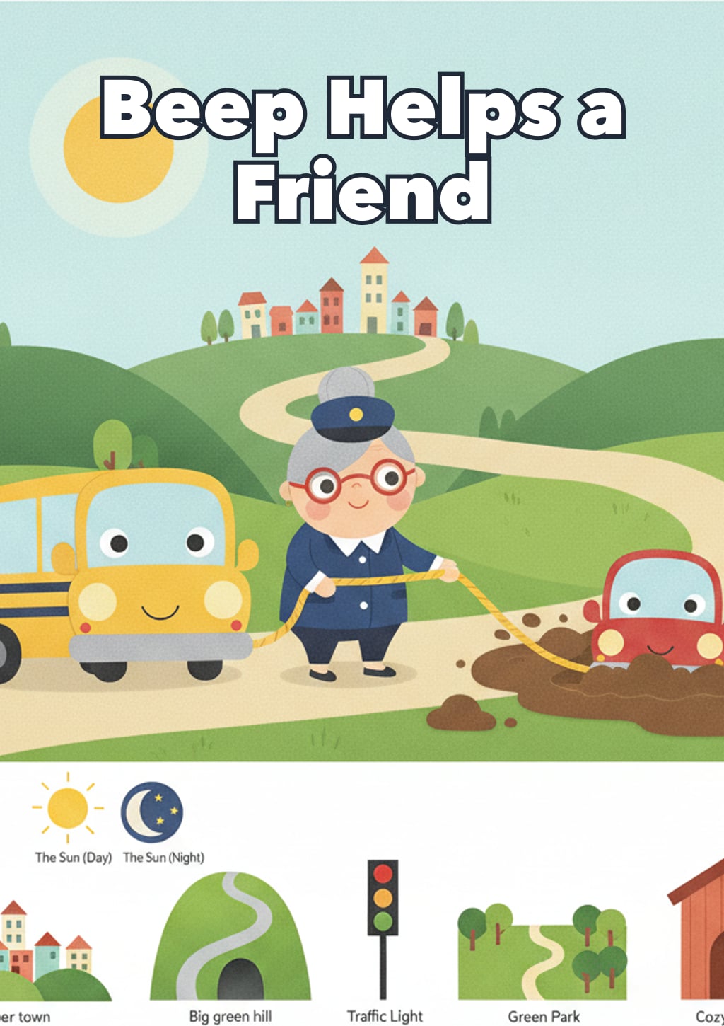 Beep Helps a Friend page