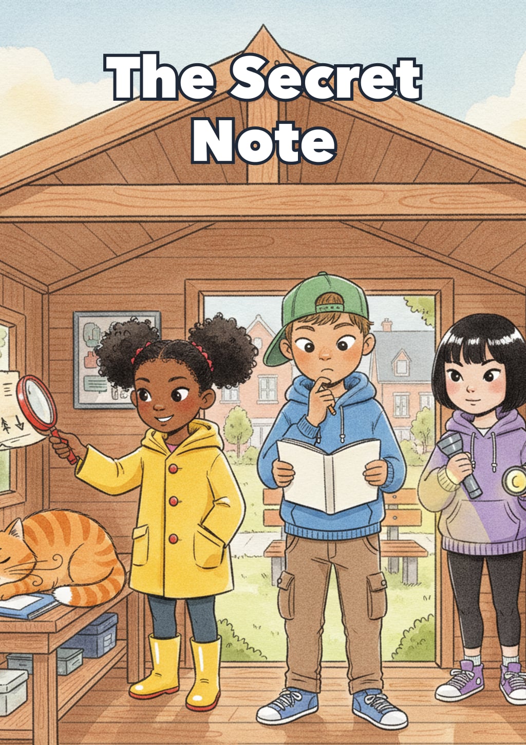 The Secret Note — children's book cover