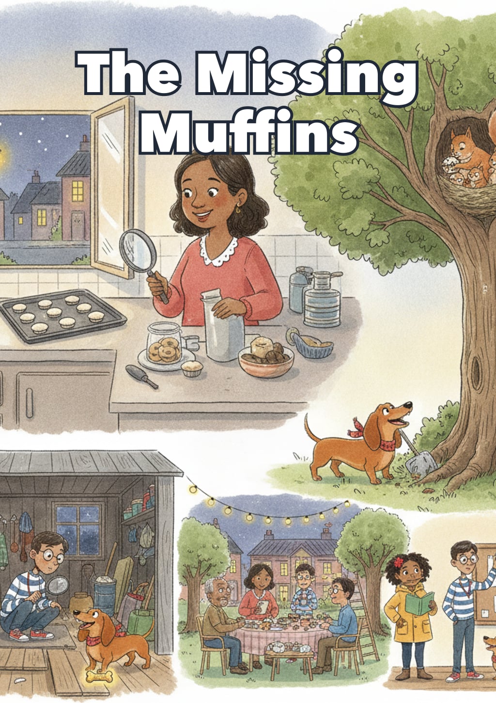 The Missing Muffins — children's book cover