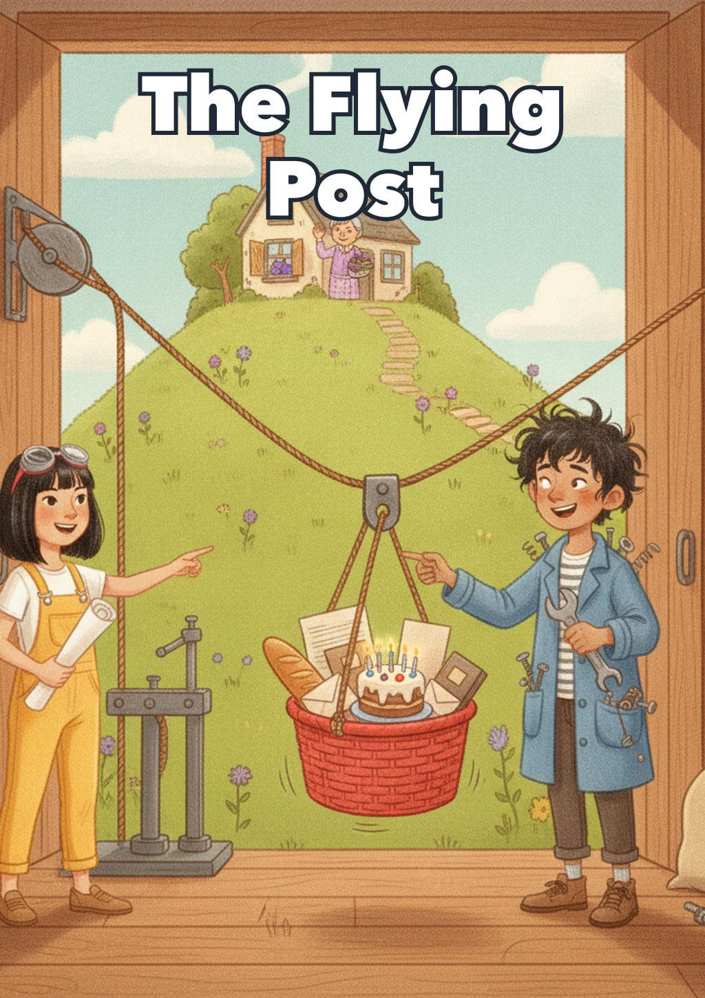 The Flying Post — children's book cover