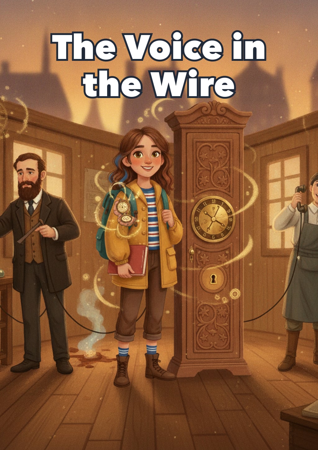 The Voice in the Wire — children's book cover