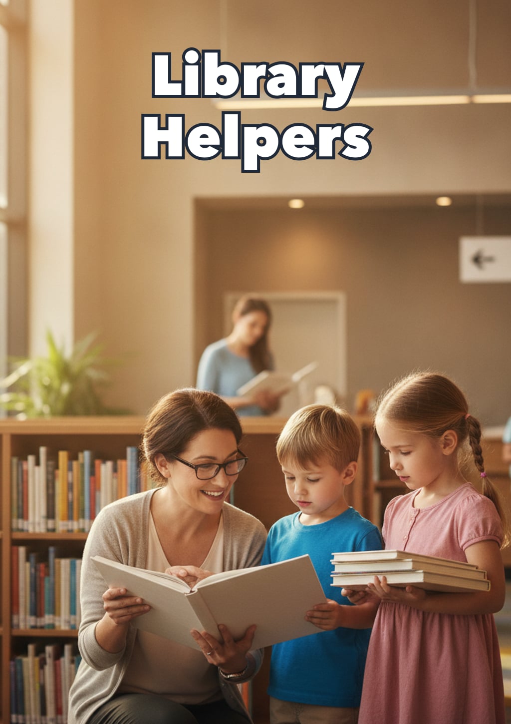 Library Helpers — children's book cover