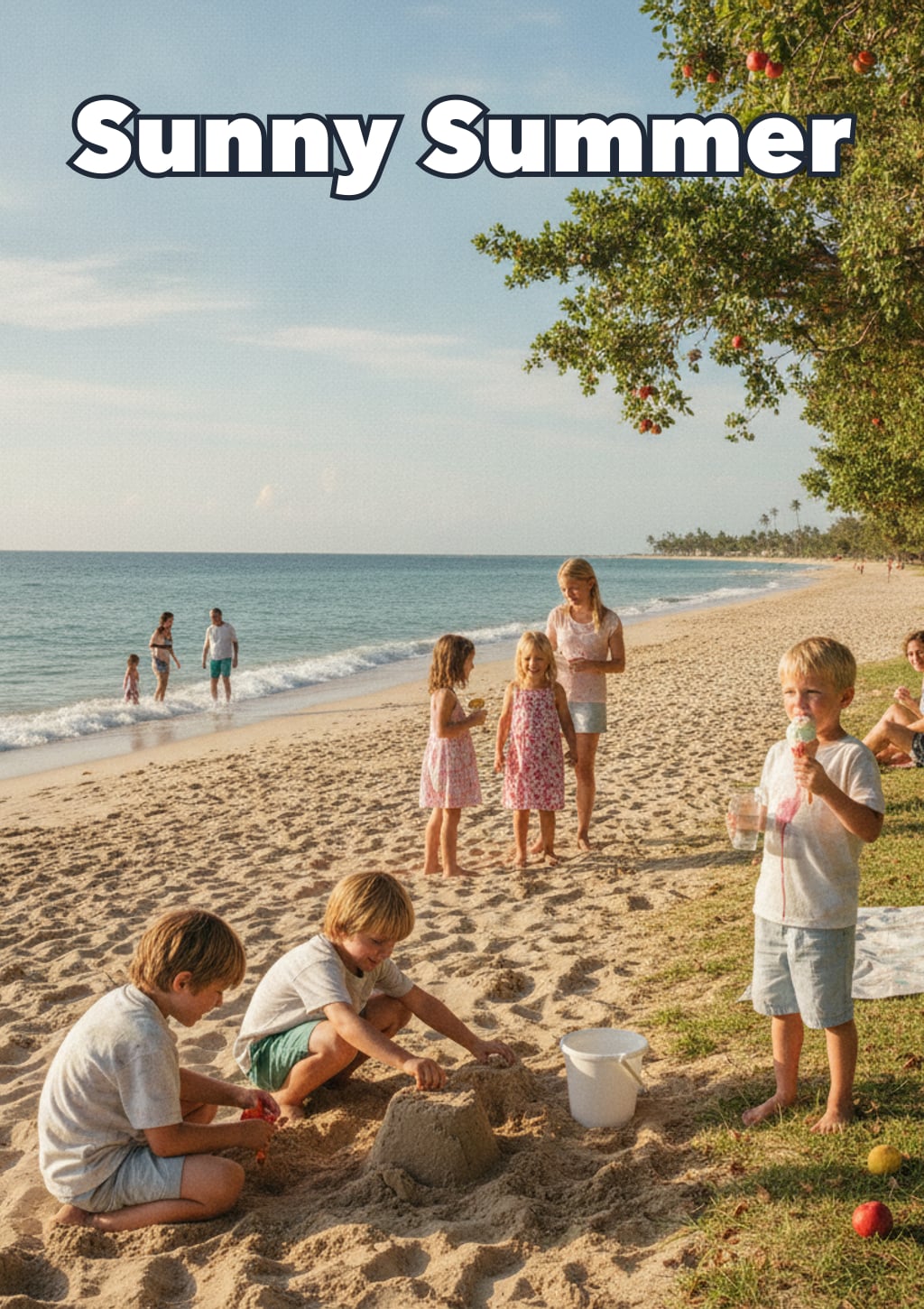 Sunny Summer — children's book cover