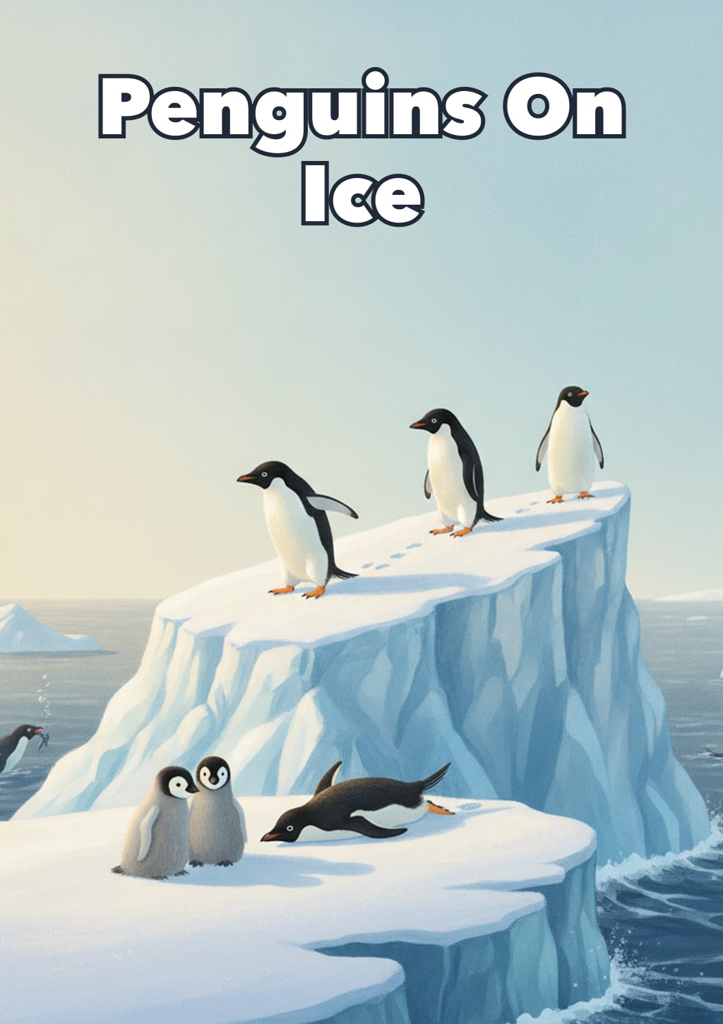 Penguins On Ice — children's book cover