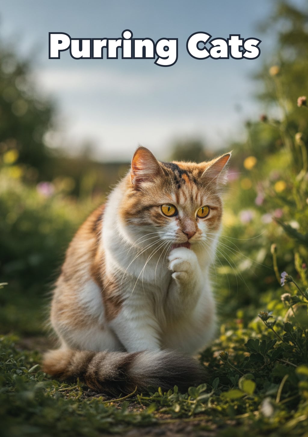 Purring Cats — children's book cover