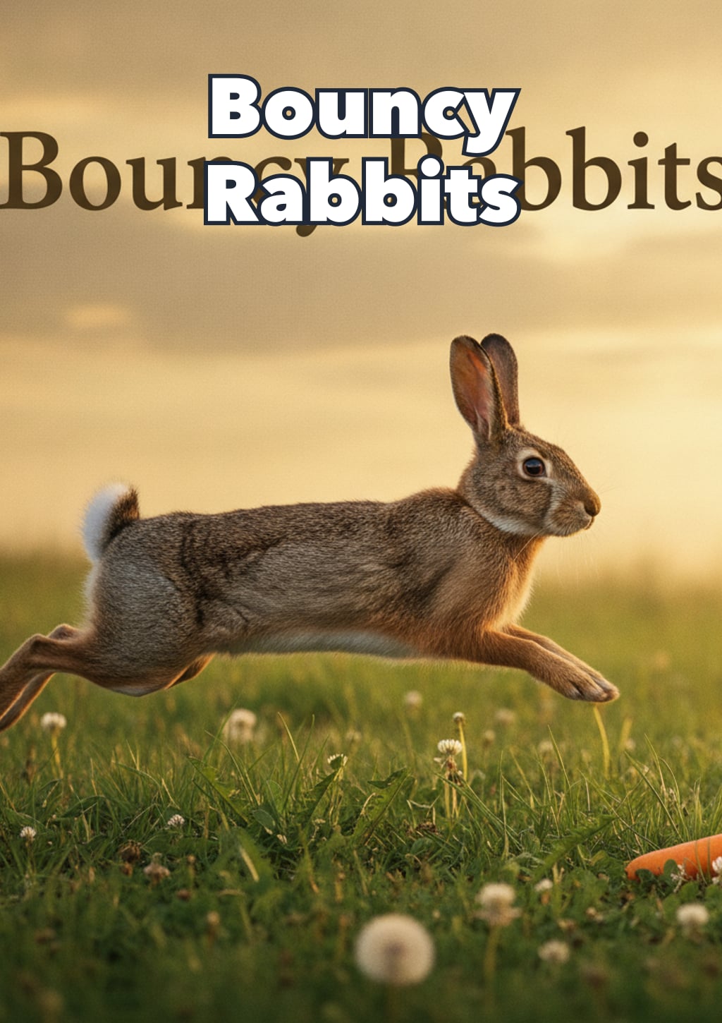 Bouncy Rabbits — children's book cover